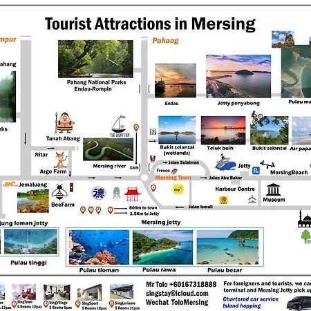 Singleisure Holiday House Mersing Bagian luar foto