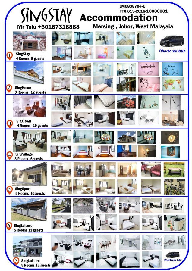 Singleisure Holiday House Mersing Bagian luar foto